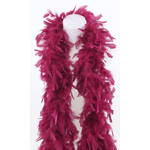 boa plume dinde volume bordeaux