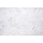 boa dinde brillant blanc argente