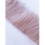 galon autruche marron clair plume de qualite