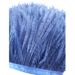galon autruche bleu marine plume