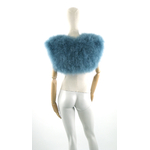 gilet sans manche bleu polaire de qualite
