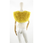 gilet sans manche de qualite jaune moutarde