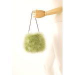 sac plume dinde petit vert celadon