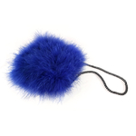 sac plume dinde bleu royal