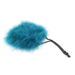 sac plume dinde bleu petrole