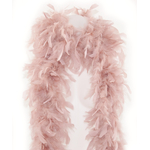 boa plume dinde rose poudre
