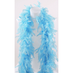 boa plume dinde volume bleu lagon
