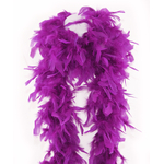 boa plume dinde rose fushia