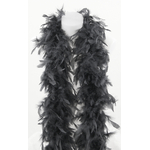 boa plume volume gris fonce