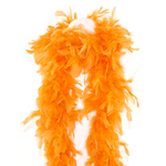 boa plume dinde orange