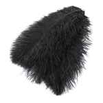 plume autruche souple noir jolie