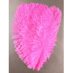 plume autruche souple rose fluo de qualite