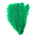 plume autruche souple vert de qualite