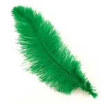 plume autruche souple vert