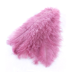 plume autruche souple violine