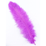 plume autruche souple fushia de qualite