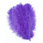 plume autruche souple violet legere