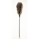 plumeau plume dinde marabout naturel manche bois de qualite