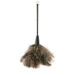 plumeau plume marabout dinde naturel manche bois noir