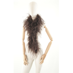 boa autruche volume marron fonce