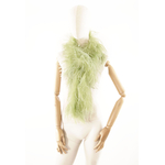 boa autruche volume jolie vert lichen