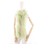 boa autruche volume vert celadon