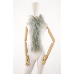 boa autruche volume jolie vert lichen