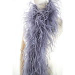 boa autruche volume violet mauve