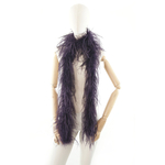 boa autruche volume violet raisin