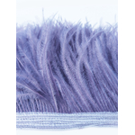 frange autruche mauve plume