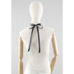 collier plastron plume pintade faisan