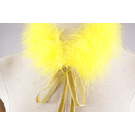 boa plume duvet jaune