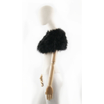 mini gilet plume jolie noir