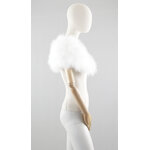 mini gilet plume ivoire