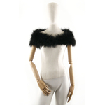 col plume noir