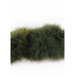 bande plume duvet vert kaki