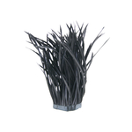 galon plume tige doie noir