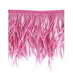 galon plume tige d'oie hot pink