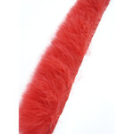 frange plume de dinde marabout rouge de qualite