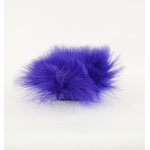 frange plume de dinde marabout violet