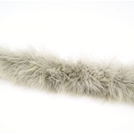 frange plume de dinde marabout vert kaki clair