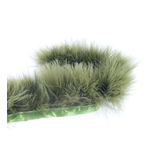 frange plume de dinde marabout vert kaki