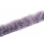 frange plume de dinde marabout de qualite mauve