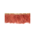 galon plume de dinde marabout terracotta