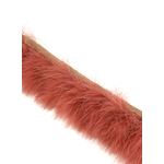 frange plume de dinde marabout de qualite terracotta