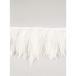 galon plume de cou de coq ecru