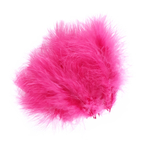 plume dinde marabout rose