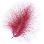 plume dinde marabout rubis