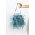 sac plume autruche bleu polaire