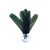 plume palette de dinde rigide vert fonce